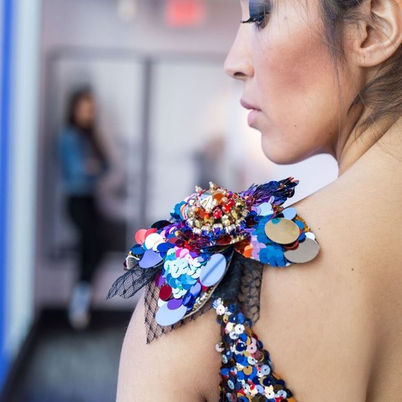 Rare DOLCE&GABBANA Women's Sequin Dress Gown - Picture 6 of 8